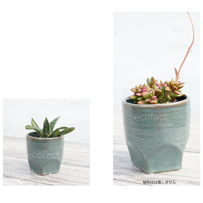 鉢カバー 陶器鉢 植木鉢 おしゃれ プランター 園芸鉢 テルエス11 青 多肉植物 サボテンポット