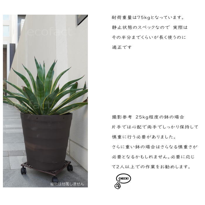植木鉢台 鉢置き台 スクエア TG40 キャスター付き 移動花台 植木鉢 鉢受台 フラワースタンド プラントムーバー プランツトロリー プランターキャディ プラントキャディ