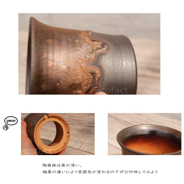 陶器鉢 植木鉢 3.5号 ラッパ型 金彩 ゴールド/ブラック おしゃれ プランター 園芸鉢 かみ山陶器 信楽焼 観葉植物 アガベ サボテン ビザールプランツ 塊根植物 コーデックス 多肉植物 ポット